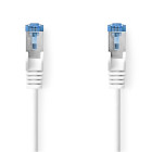 [CCGB85330WT025] Câble réseau Nedis CCGB85330WT025 CAT6a S/FTP RJ45 25 cm LSZH Blanc