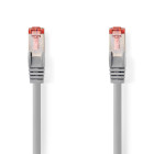 [CCGB85221GY05] Nedis CCGB85221GY05 CAT6 Network Cable RJ45 S/FTP 50cm Indoor LSZH Gray