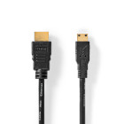 [CVGL34500BK15] Nedis CVGL34500BK15 ​​HDMI 1.4 Cable HDMI - Mini-HDMI 4K@30Hz 10.2 Gbps 1.5m Black