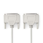 [CCGL52100IV20] Nedis CCGL52100IV20 Serial Cable D-SUB 25-Pin Nickel Plated 2m White