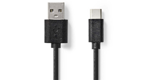 [CCGL60601BK20] Nedis CCGL60601BK20 USB Cable USB-A 
