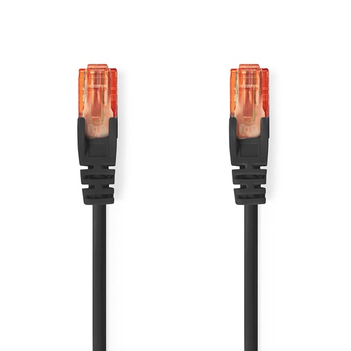 [CCGL85200BK50] Câble réseau Nedis CCGL85200BK50 CAT6 U/UTP 5 m Noir