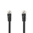 [CSGL41000BK15] Nedis CSGL41000BK15 Coax Cable F Nickel Plated 75 Ohm Double Shielded 1.5m Black
