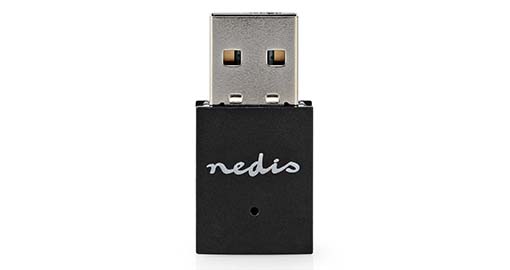 [WSNWM310BK] Clé de réseau Nedis Wi-Fi N300 WSNWM310BK