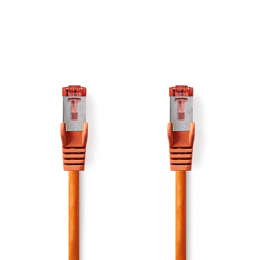 [CCGL85221OG05] Nedis CCGL85221OG05 CAT6 Network Cable S/FTP 0.5m Orange