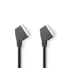 [CVGL31001BK15] Nedis CVGL31001BK15 SCART-Kabel Vernikkeld 480p 1.5m Zwart