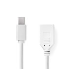 [CCGB37450WT02] Nedis CCGB37450WT02 DisplayPort 1.2 Cable | Mini DisplayPort - DisplayPort Female 4k@60Hz White