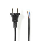 [CEGL11940BK70] Nedis CEGL11940BK70 Power Cable CEE 7/17 Open 7m Nickel Plated Black