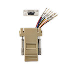 [CCGB52821IV] Nedis CCGB52821IV Serial Adapter D-SUB 9-Pin - RJ45 Female Nickel Plated Beige