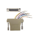 [CCGB52822IV] Nedis CCGB52822IV Serial Adapter D-SUB 25-Pin Female - RJ45 Female Nickel Plated Beige