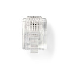 [CTGB90923TP] Nedis CTGB90923TP RJ11 Connector Verguld Transparant10 Stuks