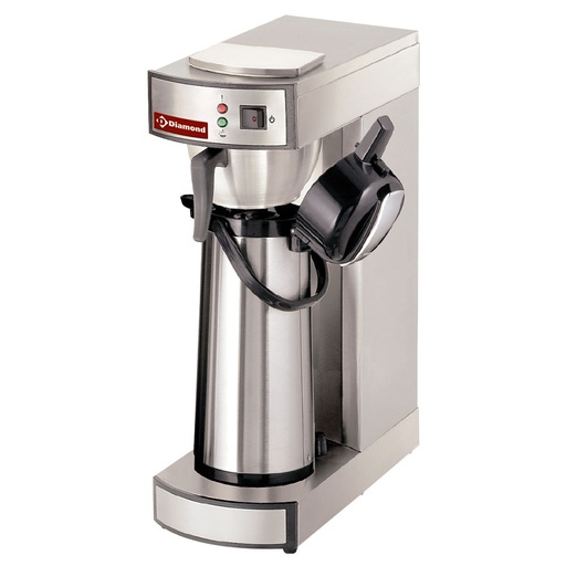 [PTH-S1/T] Diamond PTH-S1/T Koffiepercolator 1 Groep 2.2l halfautomatisch RVS