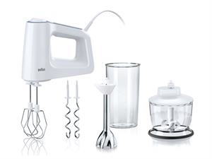 [0X22211039] Braun HM3137WH Hand Mixer Multimix 3 500W White