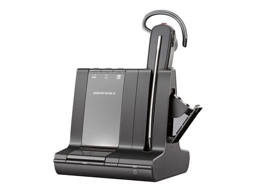 [8D3H2AA#ABB] Poly 8D3H2AA#ABB Savi 8245 DECT 1880-1900 MHz Draadloze Headset + Adapter Zwart