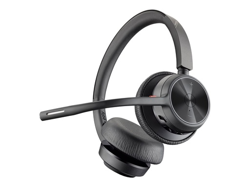 [76U50AA] Poly 76U50AA Voyager 4320 Wireless Headset USB-C + Adapter Black