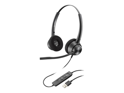 [767G1AA] Poly 767G1AA EncorePro 310 Casque monaural USB-A filaire noir