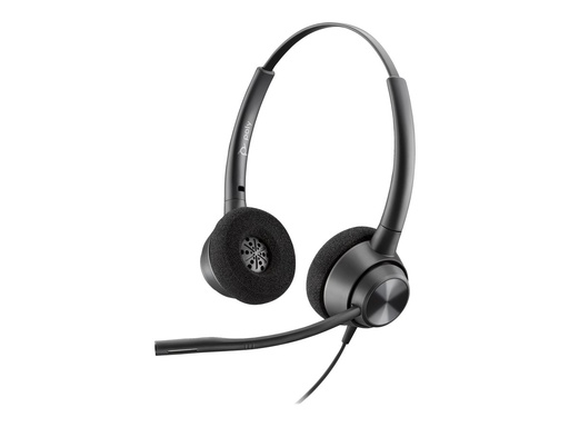 [77T26AA] Poly 77T26AA EncorePro 320 Wired Headset USB-A Quick Disconnect Black