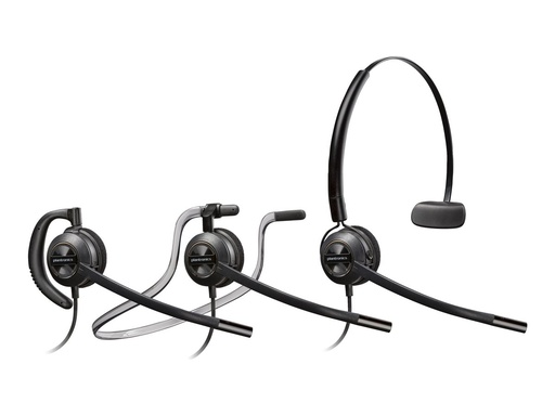[783P1AA#ABB] Poly 783P1AA#ABB EncorePro 540 Bekabelde headset Quick Disconnect 3.5mm Jack Zwart