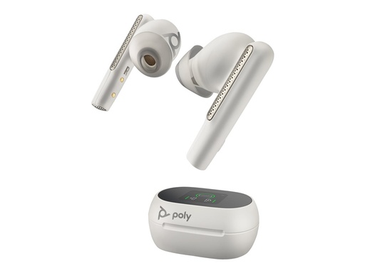 [7Y8G8AA] Poly Voyager Free 60+ Draadloze Earbuds + Touchscreen Case Wit