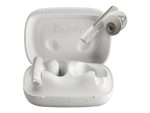 [7Y8L6AA] Poly 7Y8L6AA Voyager Free 60 Wireless Earbuds Bluetooth White