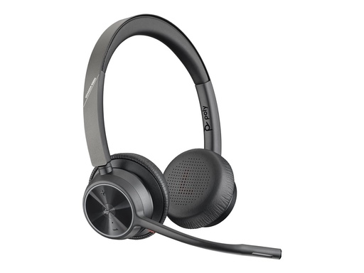 [77Z30AA] Poly 77Z30AA Voyager 4320 +USB-C Dongle  Microsoft Teams Draadloze Headset Zwart