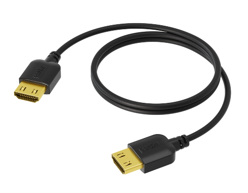 [CSV210B/1.5] Câble HDMI 2.0 Slimline Procab CSV210B/1.5 HighFlex™ 1,5 m Noir