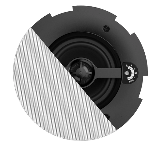 [CALI424I/W] Audac Safelatch™ 2-way 4" Ceiling speaker with Twist-Fix™ Grill White - CALI424I/W 