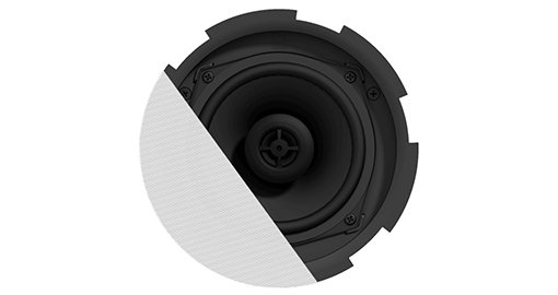 [CIRA724I/W] Audac - CIRA724I/W  - QuickFit™ 6,5" plafondluidspreker TwistFix™ grill Witte versie, 8Ω & 100V (RAL9016) 