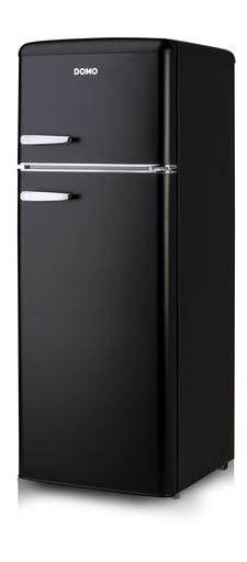 [DO91775R] Réfrigérateur-congélateur combiné Domo DO91775R, pose libre, 145 cm, 206 l, noir