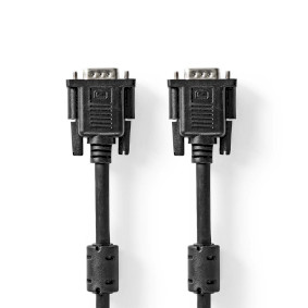 [CCGL59000BK50] Câble VGA Nedis CCGL59000BK50 nickelé 1280 x 768 5 m noir