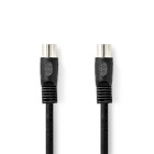 [CAGL20000BK20] Nedis CAGL20000BK20 DIN Audio Cable DIN 5-Pin Nickel Plated 2m Black