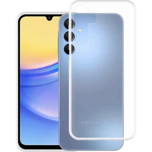 [8326669] Just In Case 8326669 Zachte TPU-Case Samsung A15 4G/5G Transparant
