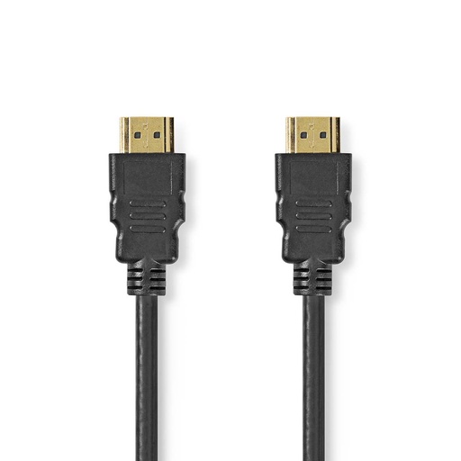[CVGL34050BK15] Nedis CVGL34050BK15 ​​HDMI 2.0 Cable with Ethernet 4K@60Hz 18 Gbps 1.50 m Black