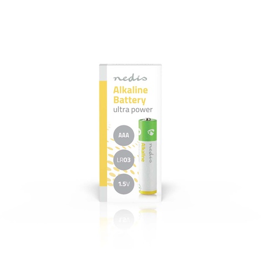 [BAAKLR032SP] Piles alcalines Nedis BAAKLR032SP AAA 1,5 V CC, lot de 2