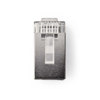 [CCGB89306ME] Nedis CCGB89306ME RJ45-Connector STP CAT6 Verguld 10 Stuks Transparant 