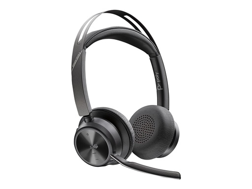 [9T9J6AA#AC3] Poly 9T9J6AA#AC3 Voyager Focus 2 Microsoft Teams Draadloze Headset + Houder Zwart