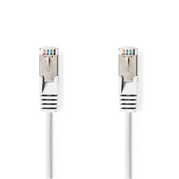 [CCGT85320WT75] Nedis CCGT85320WT75 CAT6a network cable SF/UTP RJ45 7.5m White