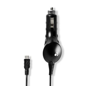 [CCHAU100ABK] Nedis CCHAU100ABK Car Charger 5W 1A Micro-USB 1m Single Voltage Black