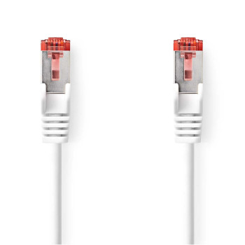 [CCGB85221WT30] Câble réseau Nedis CCGB85221WT30 CAT6 RJ45 S/FTP 3 m intérieur LSZH blanc