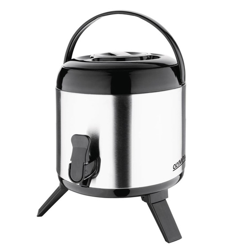 [DH709] Olympia DH709 Drankdispenser dubbelwandig 6l RVS Grijs