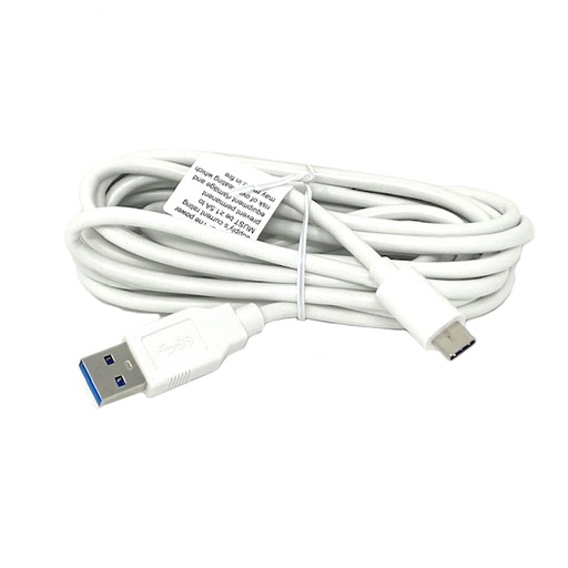 [USBC22KM303M0USBAMWHR] USB-A naar USB-C kabel USB3.x Gen 1, 3 m - USBC22KM303M0USBAMWHR