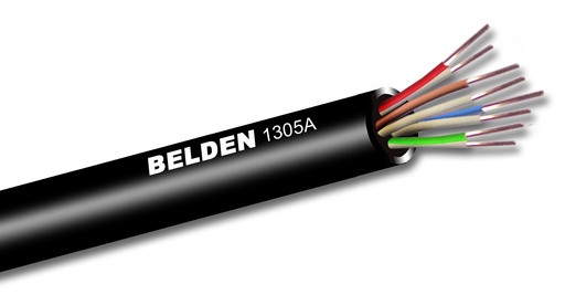 [B1305A-75RM] Câble UTP Belden Cat5E en rouleau 75 m Neutrik etherCON Noir - B1305A-75RM
