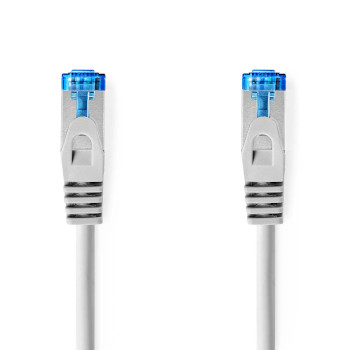 [CCGP85330GY05] Nedis CCGP85330GY05 CAT6a network cable S/FTP RJ45 50cm LSZH Gray