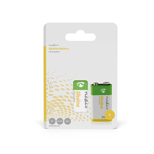 [BAAKLR611BL] Nedis BAAKLR611BL Alkaline-Batterij 9V 6LR61 