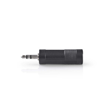 [CAGB22935BK] Adaptateur audio stéréo Nedis CAGB22935BK jack 3,5 mm mâle - jack 6,35 mm femelle noir