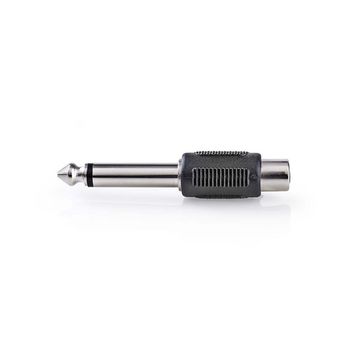 [CAGB23935BK] Nedis CAGB23935BK Mono Audio Adapter 6.35 mm Jack Male - RCA Female Black