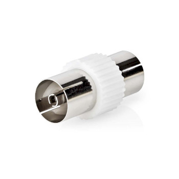 [CSGP40941WT] Nedis CSGP40941WT Coax Adapter 2x Coax Female Nickel Plated 75 Ohm White