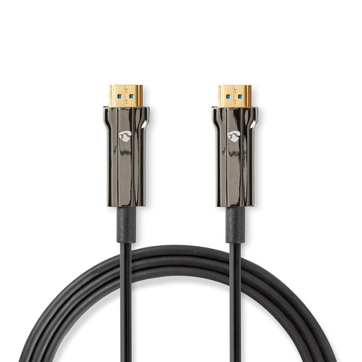 [CVBG3500BK150] Nedis CVBG3500BK150 High Speed ​​optische HDMI-kabel Verguld HDMI 2.1 15m Zwart