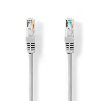 [CCGT85100GY100] Nedis CCGT85100GY100 CAT5e Network Cable U/UTP RJ45 10m Gray