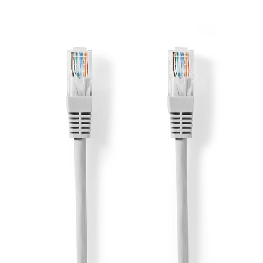 [CCGL85101GY10] Câble réseau Nedis CCGL85101GY10 CAT5e U/UTP 1 m Blanc